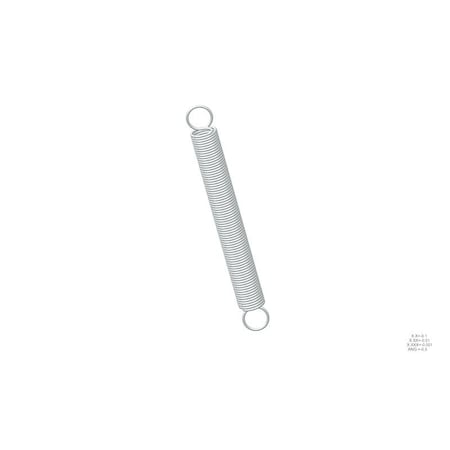 Approved Vendor Extension Spring, O=1.000, L= 9.00, W= .095 G809967006